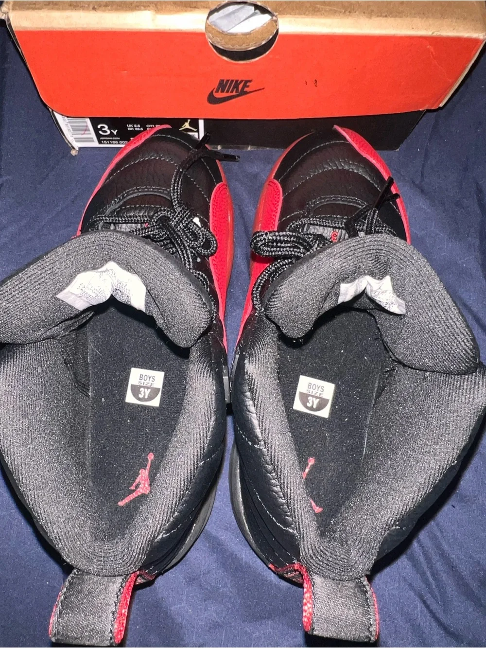 Nike Jordan 12 Retro Sneakers - Black/Red